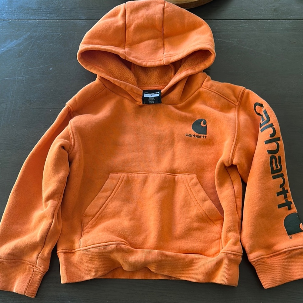 Carhartt Orange Sweatshirt Hoodie